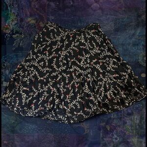 AGB Byer California Black Floral Skirt